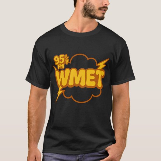 Vintag WMET 95 12 Chicago T-Shirt (Vorderseite)