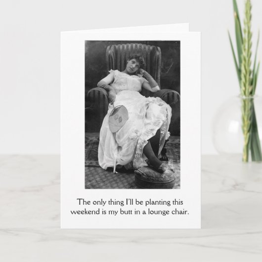 Vintag - wöchentliche Entspannung, Karte (Vorderseite)