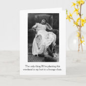 Vintag - wöchentliche Entspannung, Karte (Gelbe Blume)