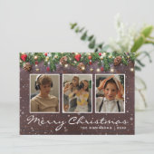 Vintag Wohn Weihnachten 3 Foto (Stehend Vorderseite)