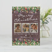 Vintag Wohn Weihnachten 3 Foto (Stehend Vorderseite)