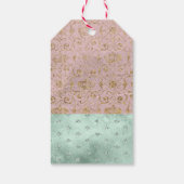 Vintag Wonderland Birthday Vielen Dank Geschenkanhänger (Rückseite)