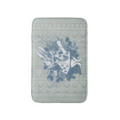 Vintag Wonderland White Rabbit Herald Badematte (Vorderseite Vertikal)