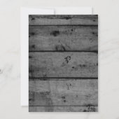 Vintag Woodland Bambi Baby Deer Baby Dusche Einladung (Rückseite)