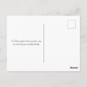 Vintag Woodland Toadstol Ferns Beetles Postkarte (Rückseite)