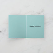 Vintag Woodland Weihnachtskarte Feiertagskarte (Innenseite)