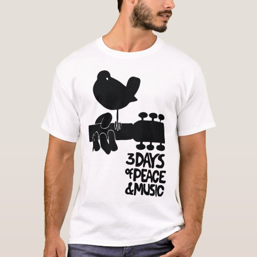 Vintag Woodstock Music Fest T-Shirt (Vorderseite)
