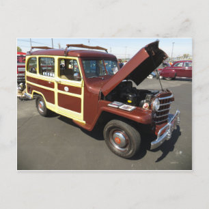 Vintag Woody Postkarte