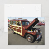 Vintag Woody Postkarte (Vorne/Hinten)