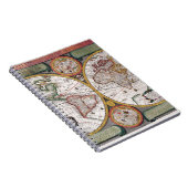 Vintag-World-Map-Explorer-Notebook Notizblock (Rechte Seite)