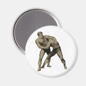VINTAG WRESTLER MAGNET (Vorderseite/Rückseite)