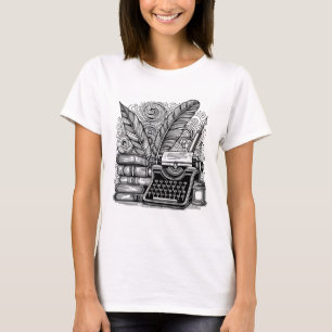 Vintag Writer's Theme 2 Color Me T-Shirt