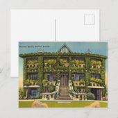 Vintag, Wunderhaus, Bartow, Florida Postkarte (Vorne/Hinten)
