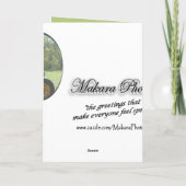 Vintag, Wünsche für jeden Anlass anpassen Karte (Rückseite)