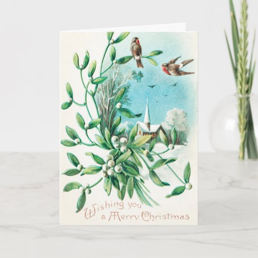 Vintag wünschen Ihnen frohe Weihnachten (1910) (Vorderseite)