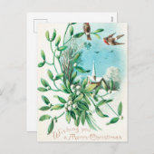 Vintag wünschen Ihnen frohe Weihnachten (1910) (Vorne/Hinten)