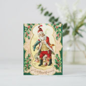 Vintag wünscht Euch frohe Weihnachten (1910) (Stehend Vorderseite)