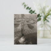Vintag WW2 Fallen Soldier Grave Postkarte (Stehend Vorderseite)