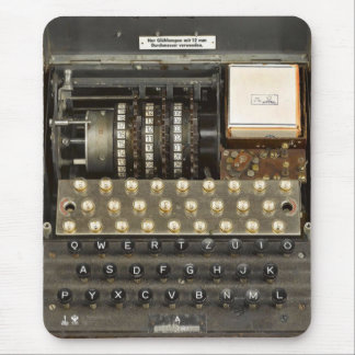 Vintag_WWII_Enigma_03 Maus-Pads Mousepad
