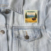 Vintag Wyoming Button (Beispiel)
