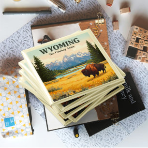 Vintag Wyoming Magnet