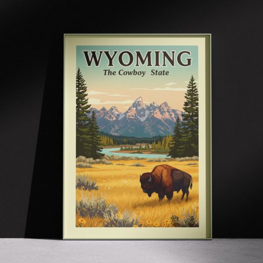 Vintag Wyoming Poster