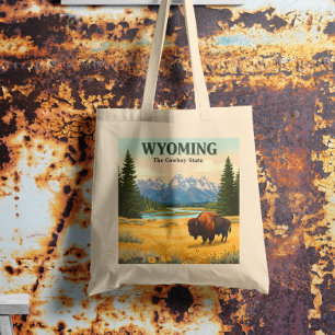 Vintag Wyoming Tragetasche