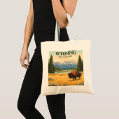 Vintag Wyoming Tragetasche (Vorderseite (Produkt))