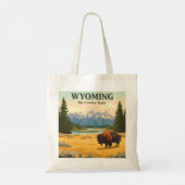 Vintag Wyoming Tragetasche (Rückseite)