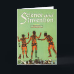 Vintag X Ray People Guthaben Science Fiction Erfin Karte<br><div class="desc">Dieses Bild war ursprünglich Teil eines Covers für Science and Invention aus dem Jahr 1921,  in dem X-Ray-Filme gezeigt wurden. Ideal für den Naturwissenschafts- und Science Fiction-Liebhaber in Ihrem Leben!</div>