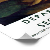 Vintag Xochimilco Mexiko Reisen Poster (Ecke)