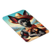 Vintag Xoloitzcuintle Magnet (Rechte Seite)