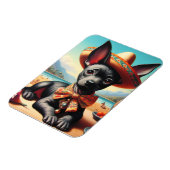 Vintag Xoloitzcuintle Magnet (Linke Seite)