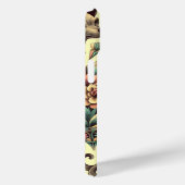 Vintag Xoloitzcuintle Seamless Case-Mate iPhone Hülle (Rückseite / Rechts)