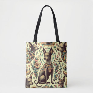 Vintag Xoloitzcuintle Seamless Tasche