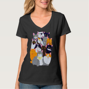 Vintag Y2k Enjoi Cat Gang Niedlich Cat Mama Kat Va T-Shirt