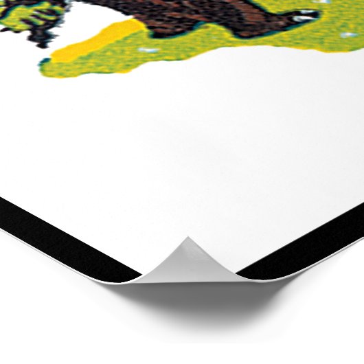 Vintag Yellowstone Park Poster (Ecke)