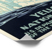 Vintag Yellowstone Park Poster (Ecke)
