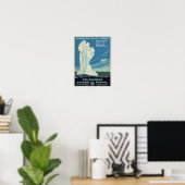 Vintag Yellowstone Park Poster (Heimbüro)