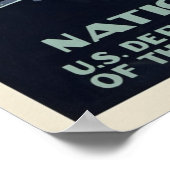 Vintag Yellowstone Park Travel Poster (Ecke)