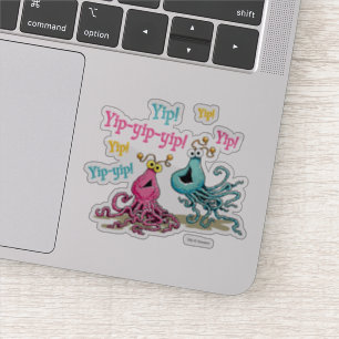 Vintag Yip-Yips Aufkleber