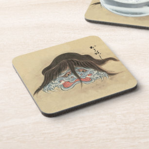 Vintag Yokai Otoroshi - Japanisches Monster Getränkeuntersetzer