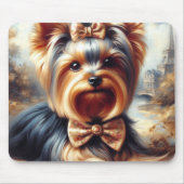 Vintag Yorkshire Terrier Painting Mousepad (Vorne)