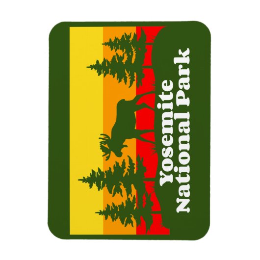 Vintag Yosemite Magnet (Vertikal)