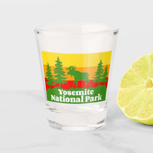 Vintag Yosemite Schnapsglas (Vorderseite)