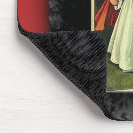 Vintag Young Halloween Hexe Mousepad (Ecke)