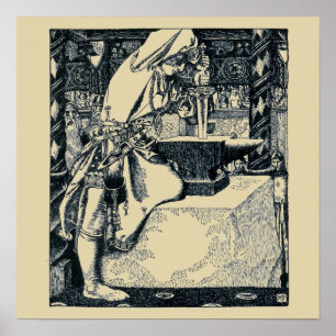 Vintag Young King Arthur von Howard Pyle Poster