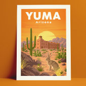 Vintag Yuma Arizona Postkarte