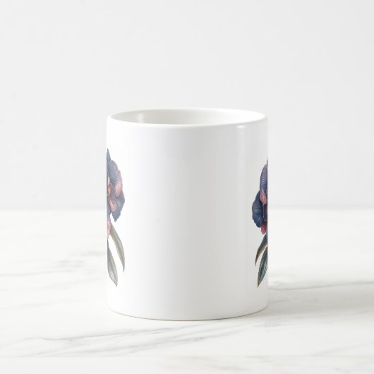 Vintag-zauberhafte Orchidee Kaffeetasse (Mittel)