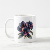 Vintag-zauberhafte Orchidee Kaffeetasse (Links)